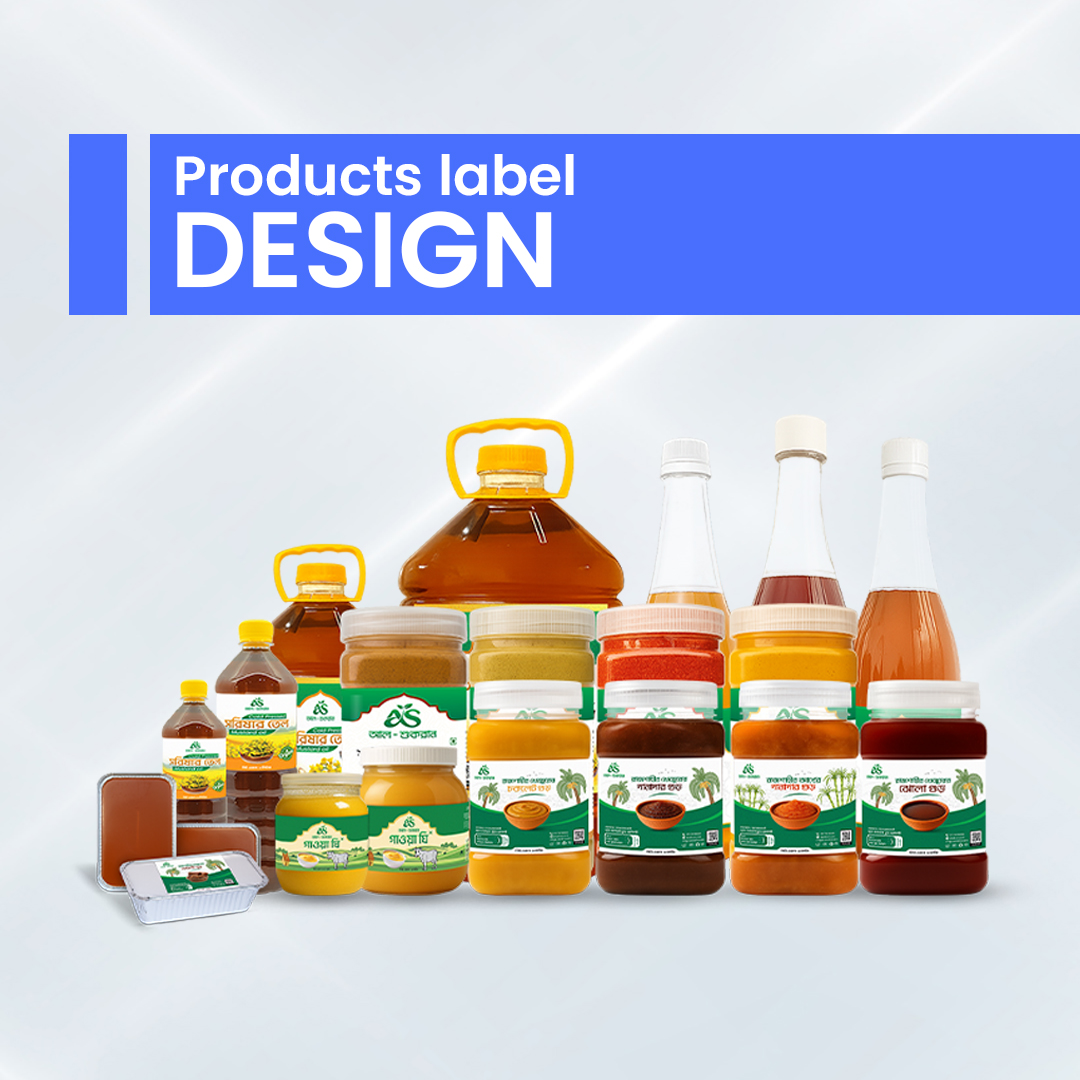 Unique and Eye-Catching Product Label Design