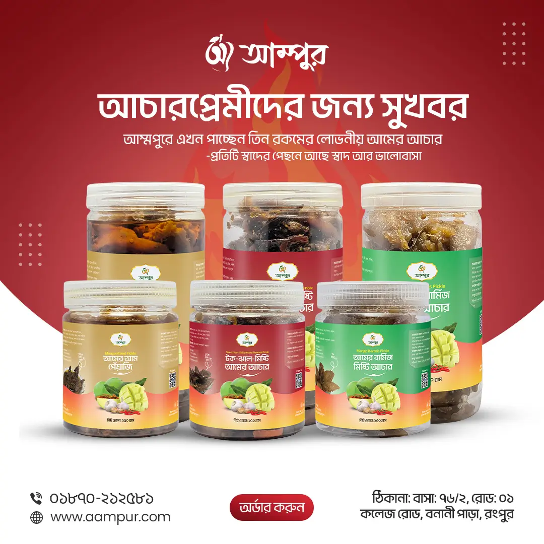 Professional Mango Pickles Social Media Post Design