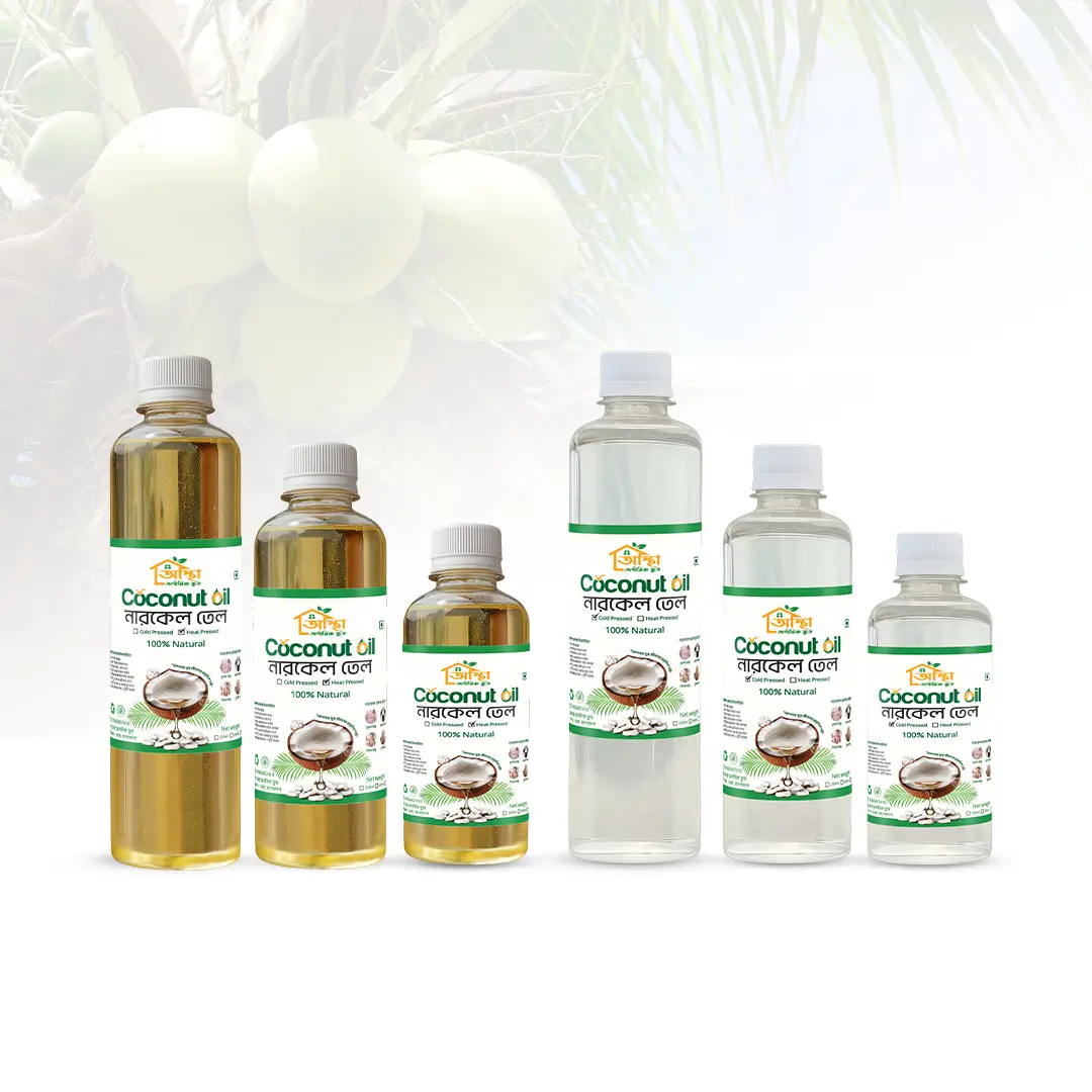 Professional Coconut Oil Label Design for Food Brands