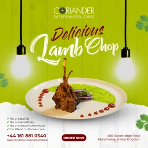 Professional Restaurant Food Social Media Post Design