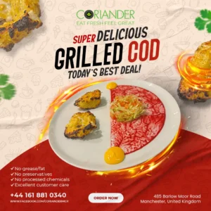 Professional Restaurant Food Social Media Post Design