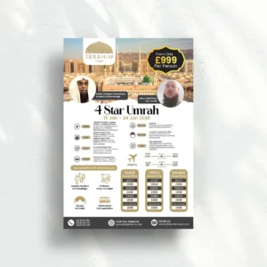 Hajj flyer design