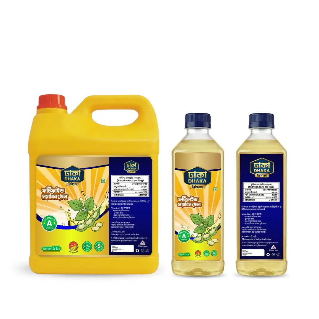 Soybean Oil sticker & Label Design