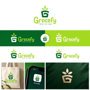 Organic Food Brand logo design